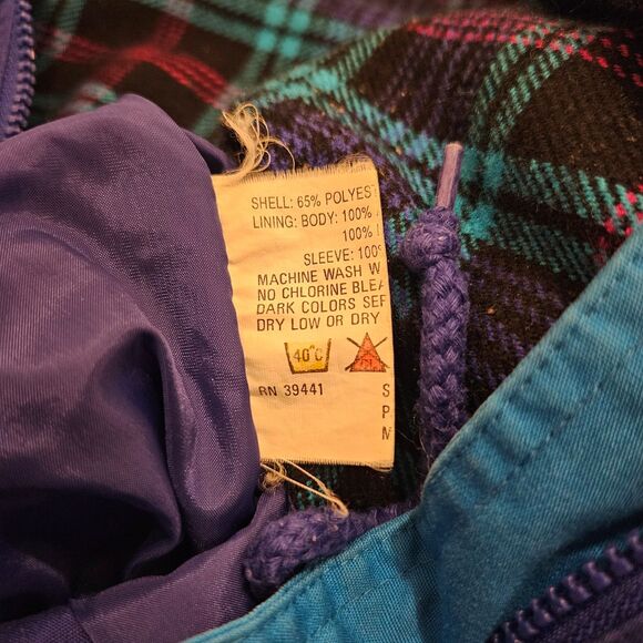 VTG Pierson Outfitters Hooded Jacket by Pacific Trail Blue Womens S - Picture 6 of 7